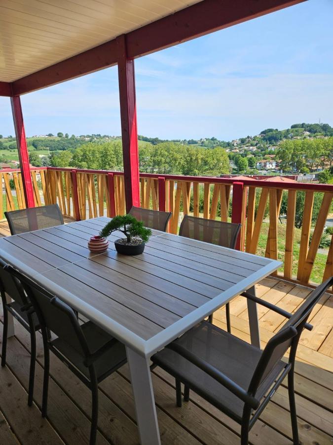 Chalet Avec Piscine, Climatisation & Vue De 2 A 6 Personnes - Hasparren - Pays Basque - Chalet Ibaia Bagian luar foto